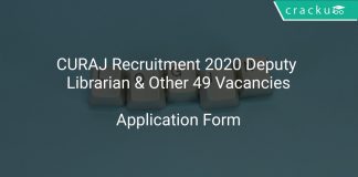 CURAJ Recruitment 2020 Deputy Librarian & Other 49 Vacancies