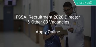 FSSAI Recruitment 2020 Director & Other 83 Vacancies