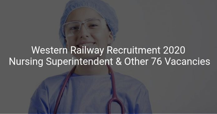 Western Railway Recruitment 2020