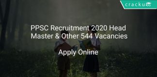 PPSC Recruitment 2020 Head Master & Other 544 Vacancies