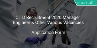 CITD Recruitment 2020