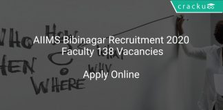 AIIMS Bibinagar Recruitment 2020 Faculty 138 Vacancies