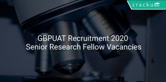 GBPUAT Recruitment 2020