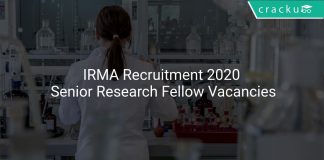 IRMA Recruitment 2020