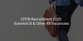CPCB Recruitment 2020