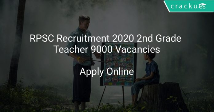 RPSC Recruitment 2020 2nd Grade Teacher 9000 Vacancies