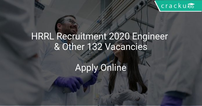 HRRL Recruitment 2020 Engineer & Other 132 Vacancies