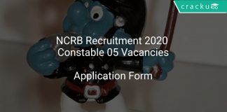 NCRB Recruitment 2020 Constable 05 Vacancies