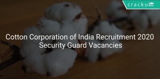 Cotton Corporation of India Recruitment 2020