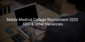 Malda Medical College Recruitment 2020