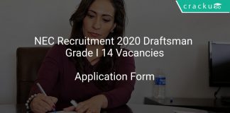 NEC Recruitment 2020 Draftsman Grade I 14 Vacancies