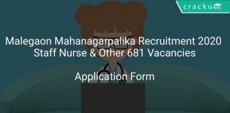 Malegaon Mahanagarpalika Recruitment 2020 Staff Nurse & Other 681 Vacancies