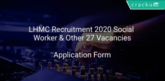 LHMC Recruitment 2020 Social Worker & Other 27 Vacancies