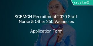 SCBMCH Recruitment 2020 Staff Nurse & Other 250 Vacancies