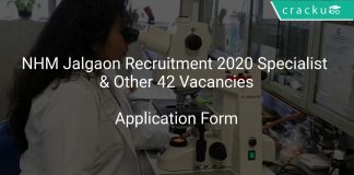 NHM Jalgaon Recruitment 2020 Specialist & Other 42 Vacancies