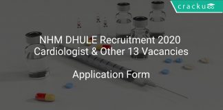 NHM DHULE Recruitment 2020 Cardiologist & Other 13 Vacancies