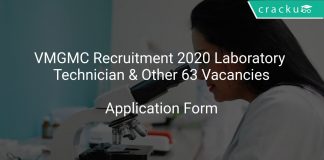 VMGMC Recruitment 2020 Laboratory Technician & Other 63 Vacancies