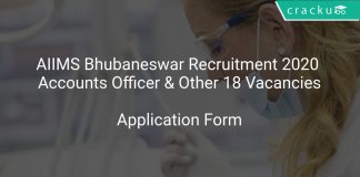AIIMS Bhubaneswar Recruitment 2020 Accounts Officer & Other 18 Vacancies