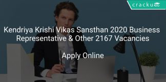 Kendriya Krishi Vikas Sansthan Recruitment 2020 Business Representative & Other 2167 Vacancies