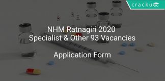 NHM Ratnagiri 2020 Specialist & Other 93 Vacancies