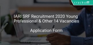 IARI SRF Recruitment 2020 Young Professional & Other 14 Vacancies