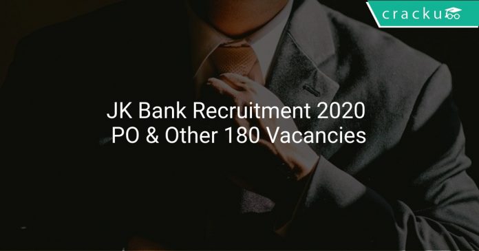 JK Bank Recruitment 2020