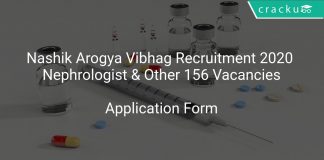 Nashik Arogya Vibhag Recruitment 2020 Nephrologist & Other 156 Vacancies