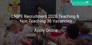 LNIPE Recruitment 2020 Teaching & Non Teaching 36 Vacancies