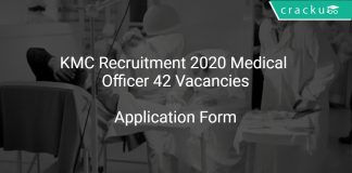 KMC Recruitment 2020 Medical Officer 42 Vacancies