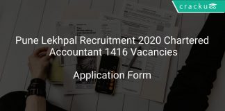 Pune Lekhpal Recruitment 2020 Chartered Accountant 1416 Vacancies