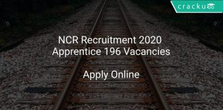 NCR Recruitment 2020 Apprentice 196 Vacancies