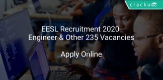 EESL Recruitment 2020 Engineer & Other 235 Vacancies