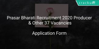 Prasar Bharati Recruitment 2020 Producer & Other 37 Vacancies