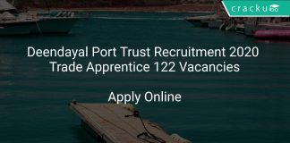 Deendayal Port Trust Recruitment 2020 Trade Apprentice 122 Vacancies