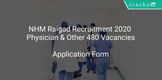NHM Raigad Recruitment 2020 Physician & Other 480 Vacancies