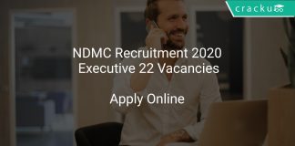 NDMC Recruitment 2020 Executive 22 Vacancies