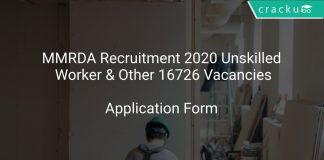 MMRDA Recruitment 2020 Unskilled Worker & Other 16726 Vacancies