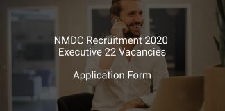NMDC Recruitment 2020 Executive 22 Vacancies