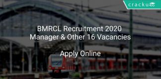 BMRCL Recruitment 2020 Manager & Other 16 Vacancies