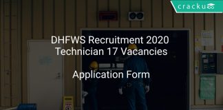 DHFWS Recruitment 2020 Technician 17 Vacancies