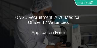 ONGC Recruitment 2020 Medical Officer 17 Vacancies