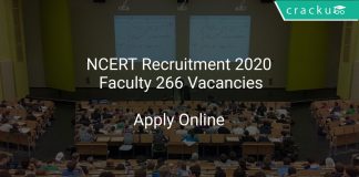 NCERT Recruitment 2020 Faculty 266 Vacancies
