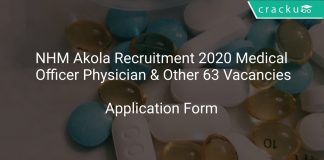 NHM Akola Recruitment 2020 Medical Officer Physician & Other 63 Vacancies