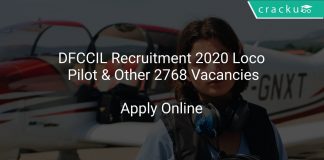 DFCCIL Recruitment 2020 Loco Pilot & Other 2768 Vacancies