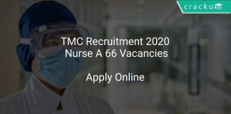 TMC Recruitment 2020 Nurse A 66 Vacancies