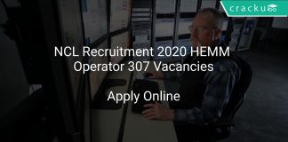 NCL Recruitment 2020 HEMM Operator 307 Vacancies