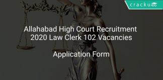 Allahabad High Court Recruitment 2020 Law Clerk 102 Vacancies