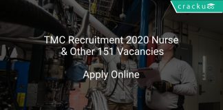 TMC Recruitment 2020 Nurse & Other 151 Vacancies