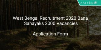 West Bengal Recruitment 2020 Bana Sahayaks 2000 Vacancies