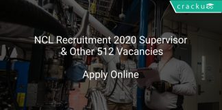 NCL Recruitment 2020 Supervisor & Other 512 Vacancies